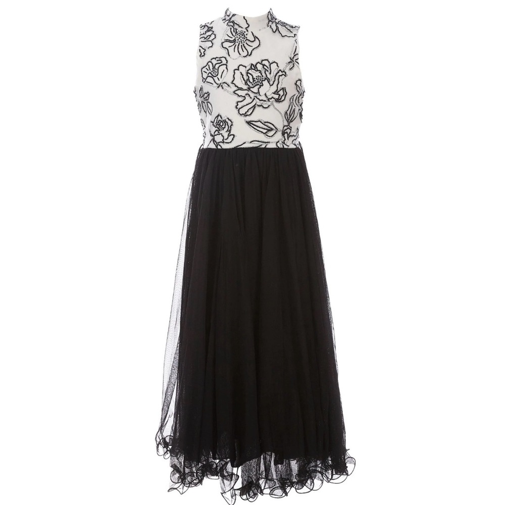 Speechless Big Girls Glitter Floral Maxi Social Dress, sz 10
